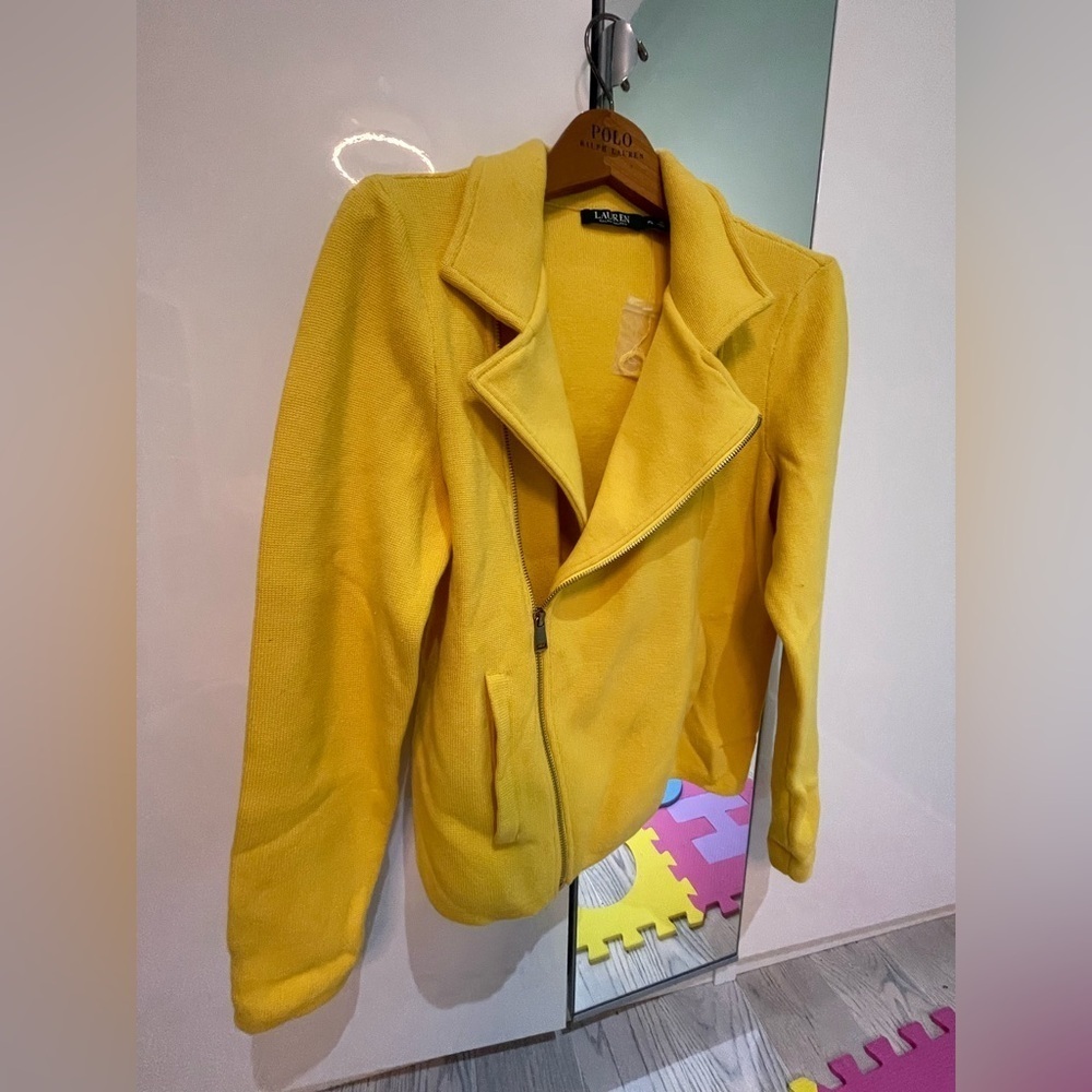 Ralph Lauren Yellow Teddy Jacket